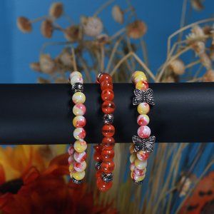 Hand beaded bracelet by Angela Lopez